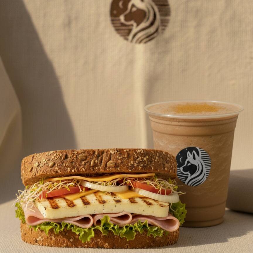 Media Luna ( Sándwich + Chocomilk )