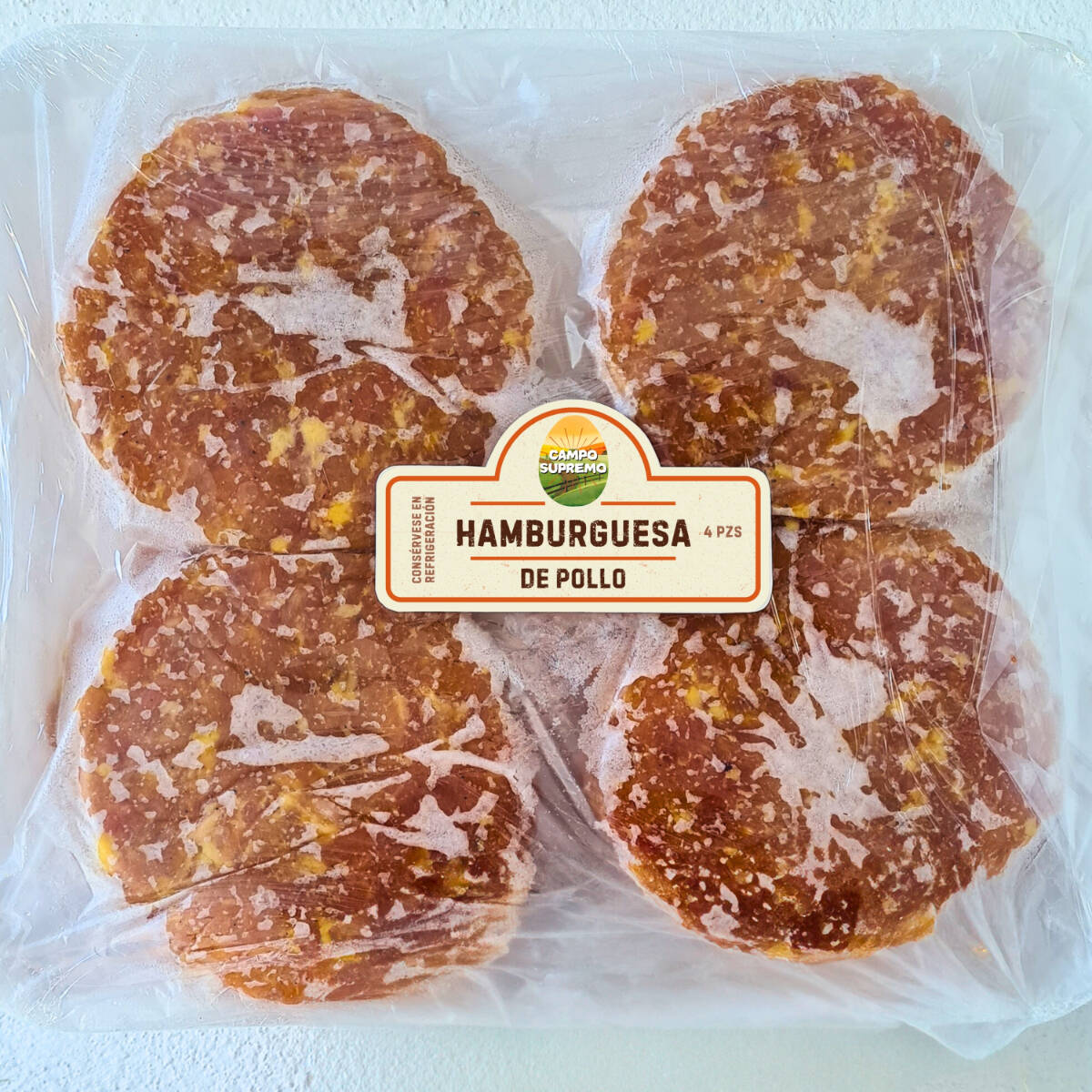 Medallones de Pollo para Hamburguesa