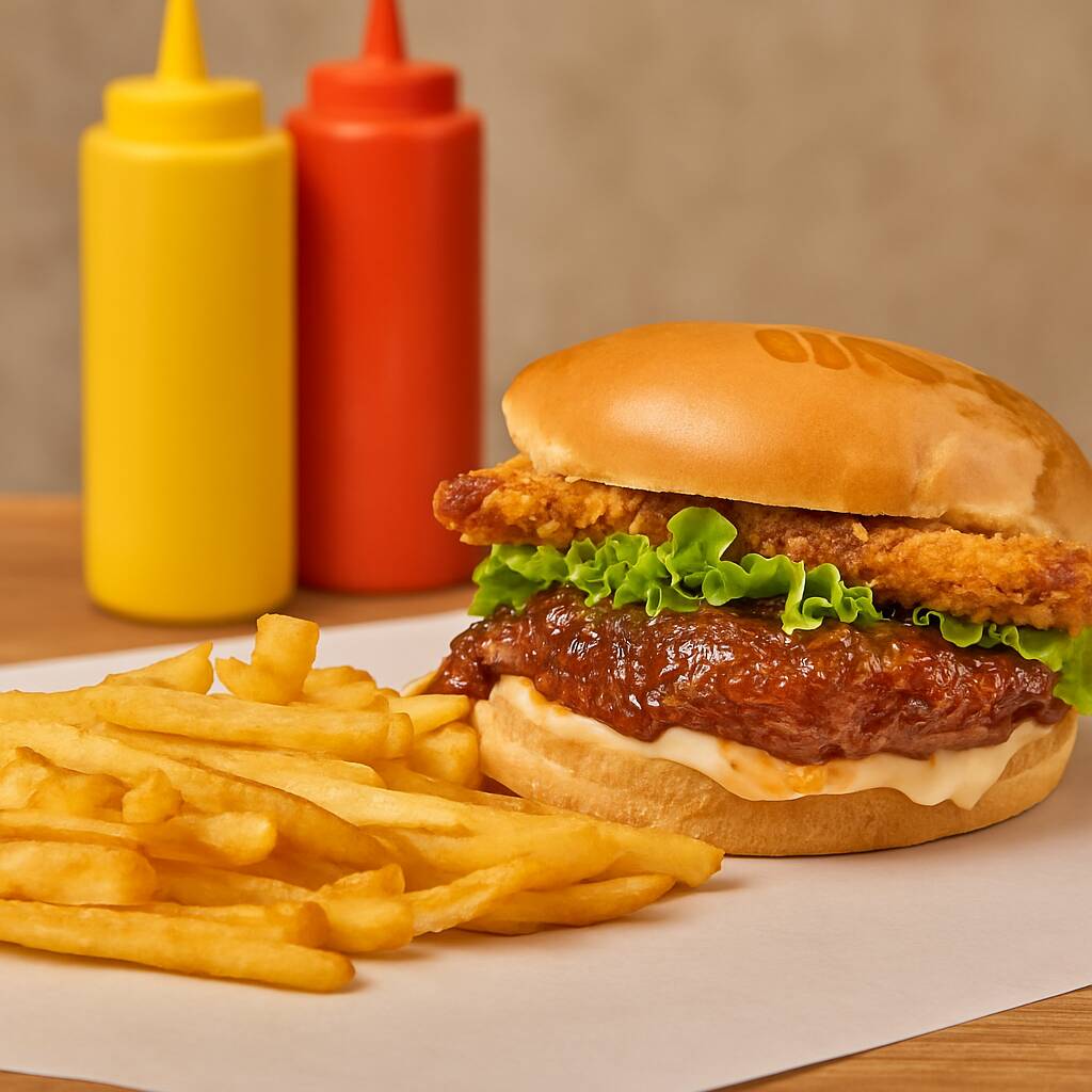Hamburguesa Combo Crunchy