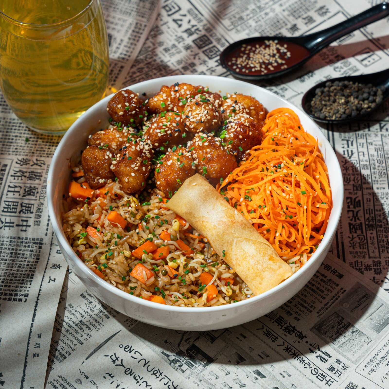 Combo Bowl Salmón Teriyaki y Arroz