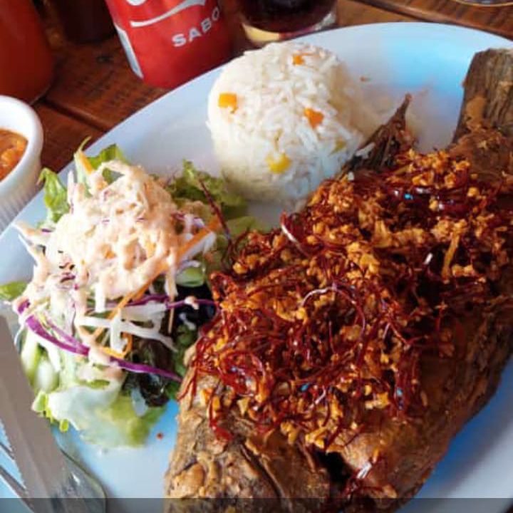 Mojarra Frita al Ajillo 500 Gramos