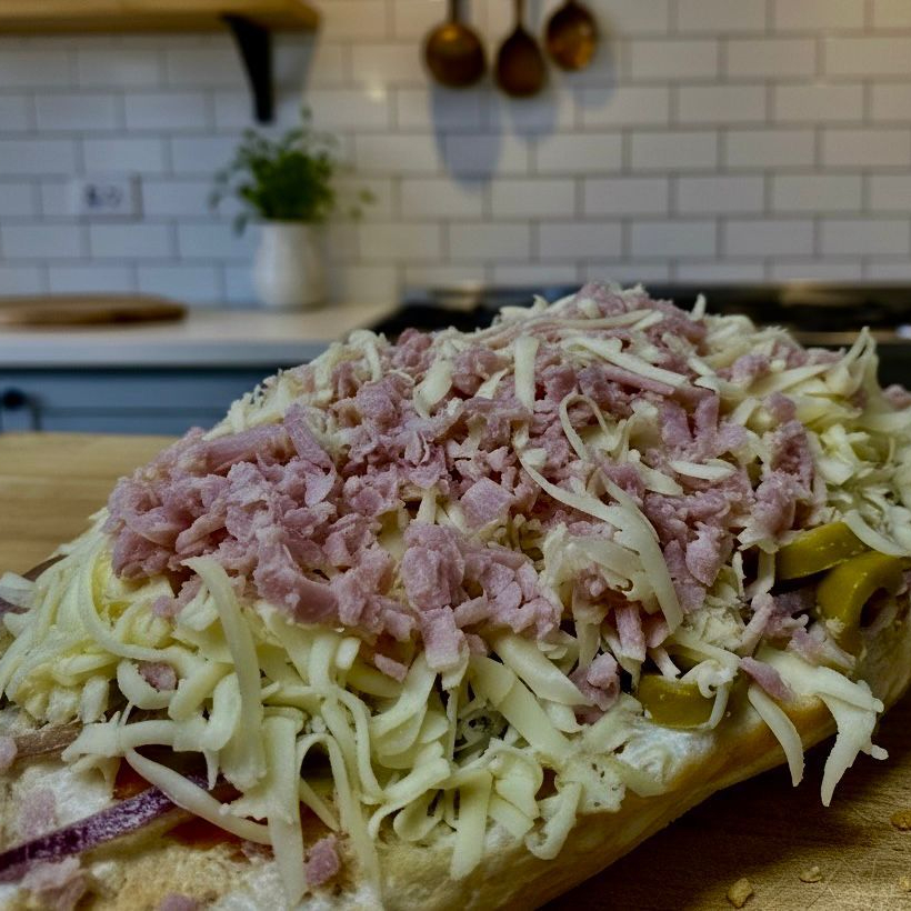 Acompanha: Pão, pasta de alho, tomate, cebola, pimentão, orégano, alho, torrado e azeitona