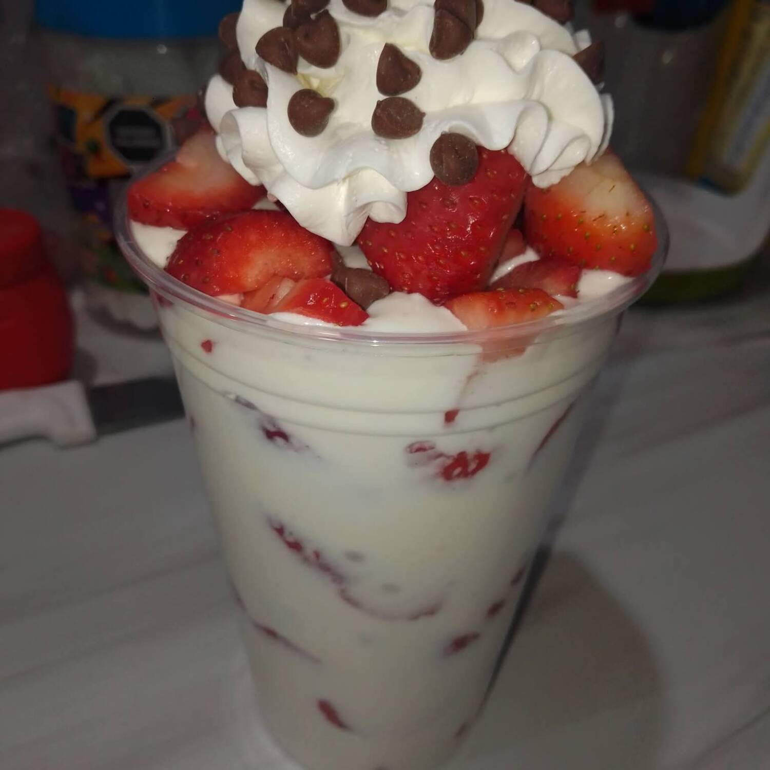 fresas con crema clasicas grandes