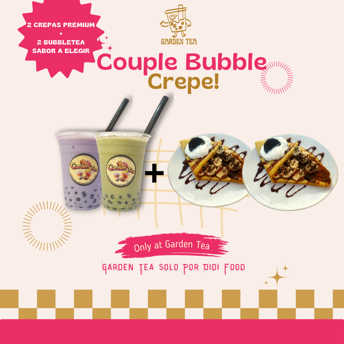 COUPLE BUBBLE-CREPE