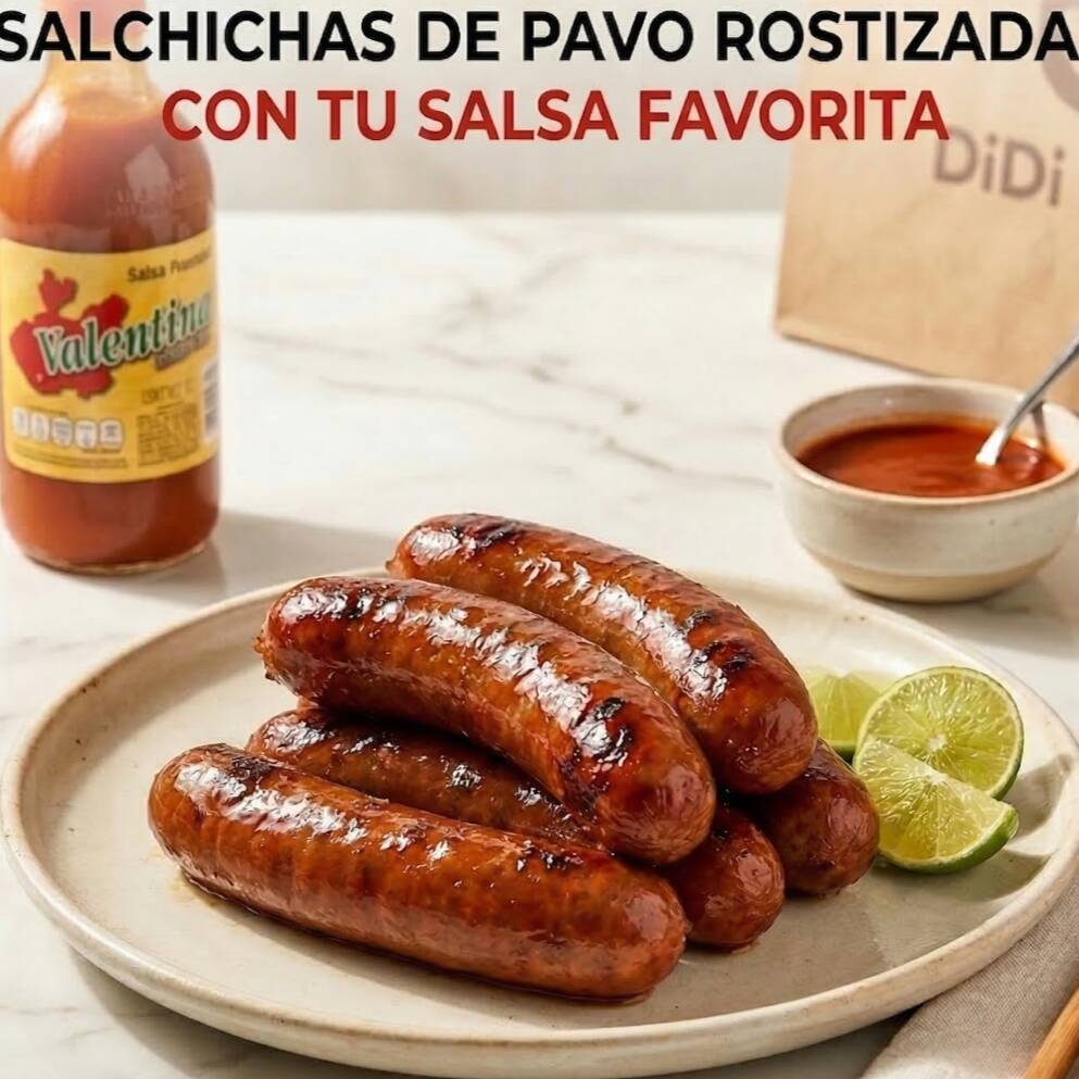 Salchichas de Pavo X Pza