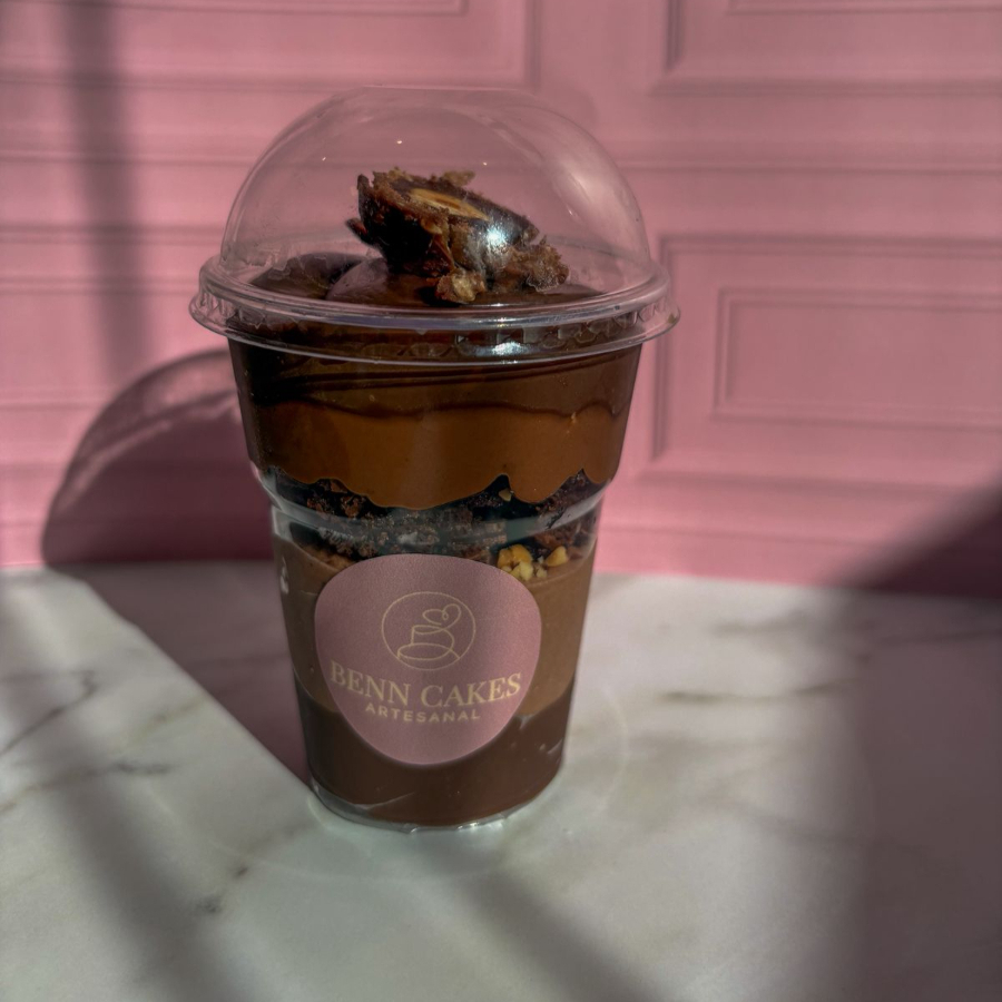 Quando o doce precisa impressionar. Copo da felicidade de Ferrero Rocher.