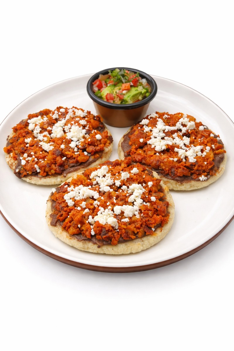 MEMELAS DE PAPA CON CHORIZO