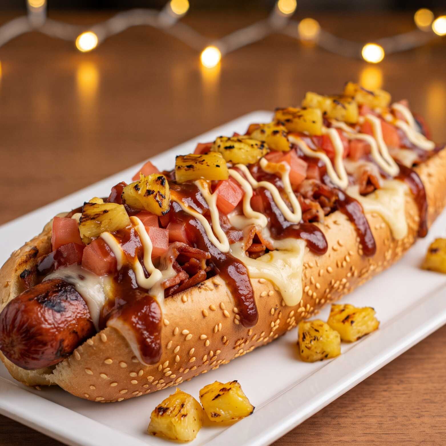 Hot Dog Mega BBQ Chipotle