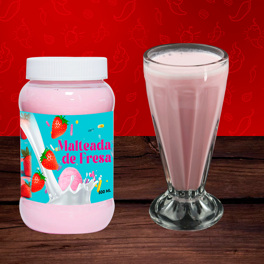 Malteada De Fresa 500 ml