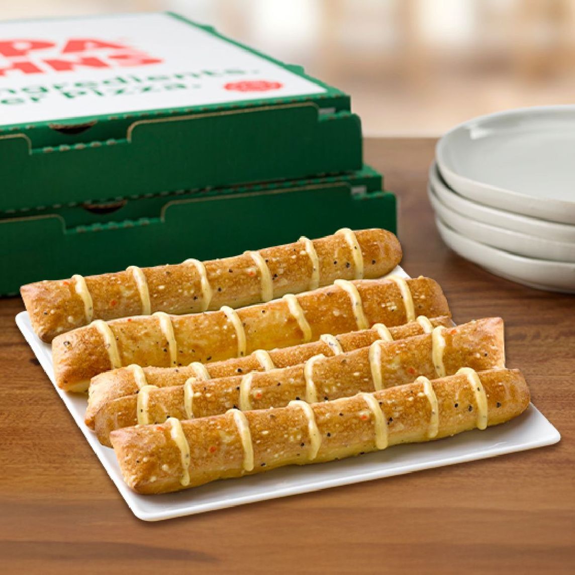 10 Palitos de Ajo y Queso Parmesano Familiares