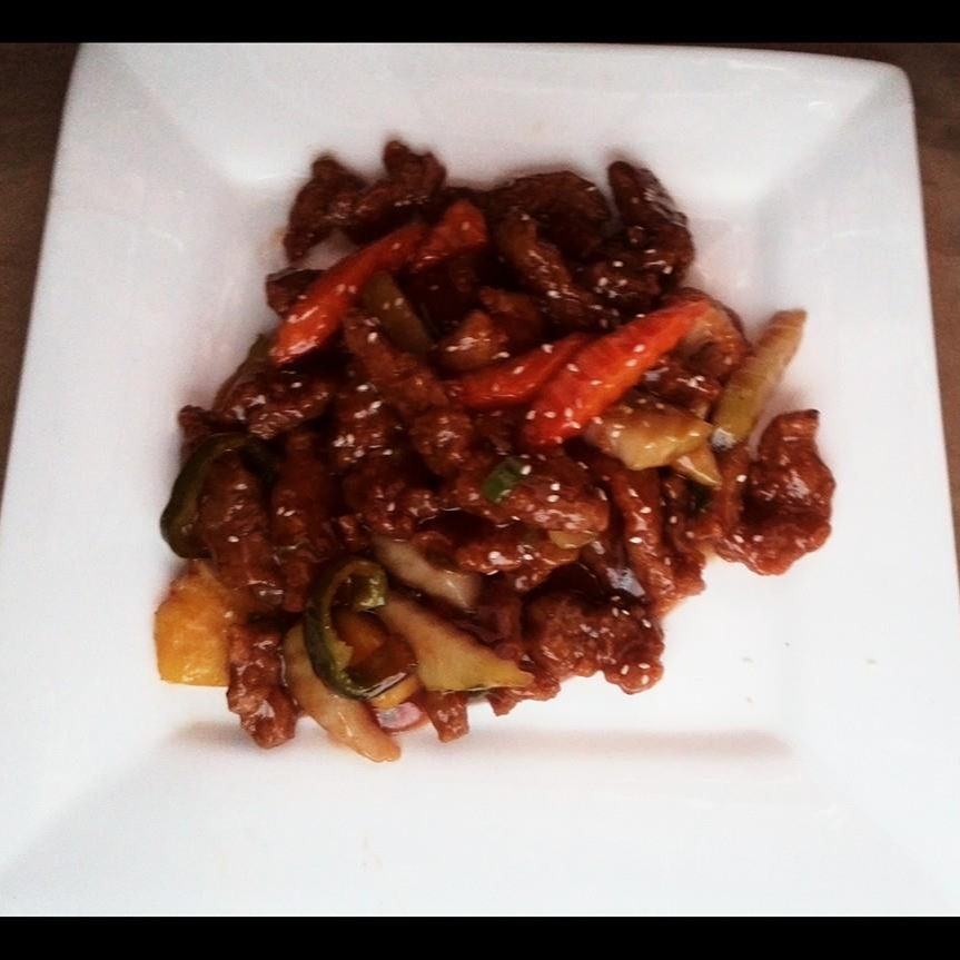 55. Cerdo en Salsa Agridulce