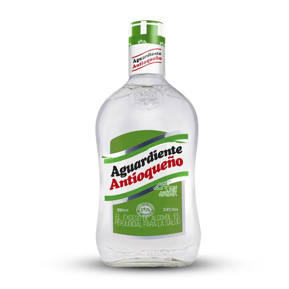 Aguardiente Antioqueño Verde x 750 ml