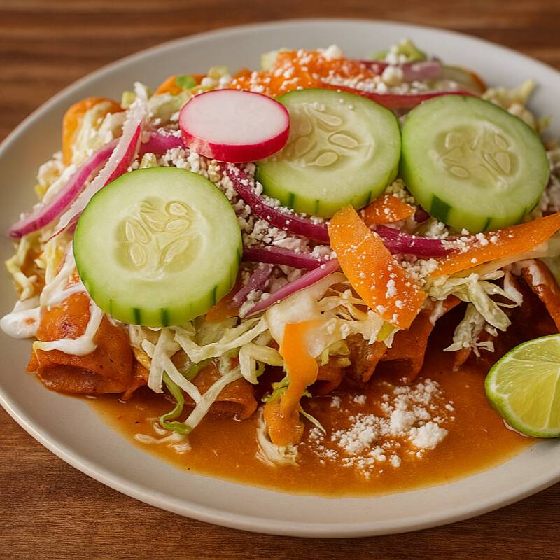 Orden de Enchiladas de Pierna (4 Pzas)