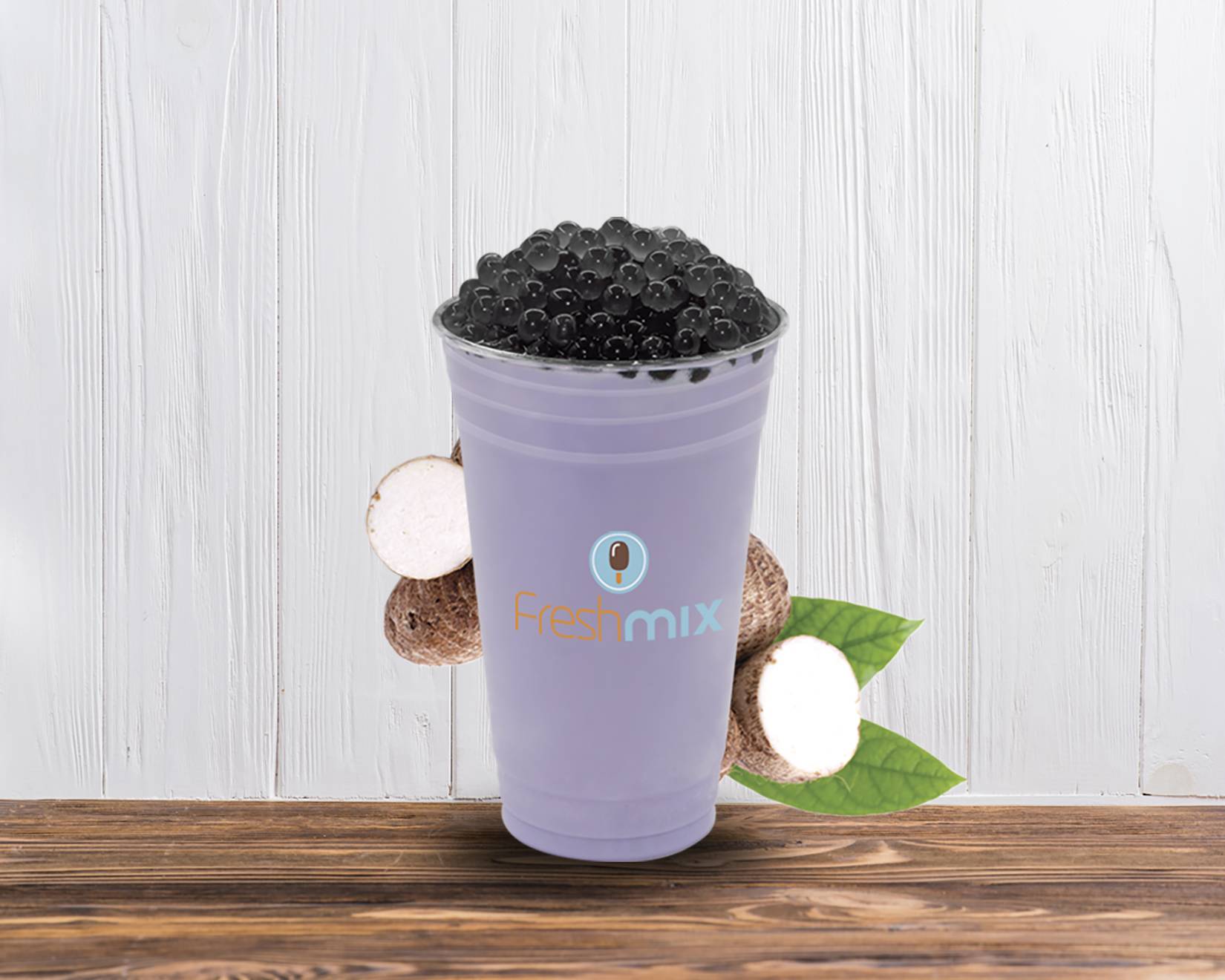 Combo 2 Bubble Smoothie Taro