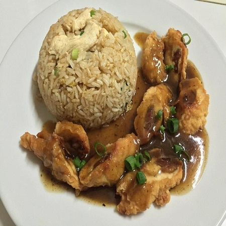 Menú Pollo Enrollado con Verduras
