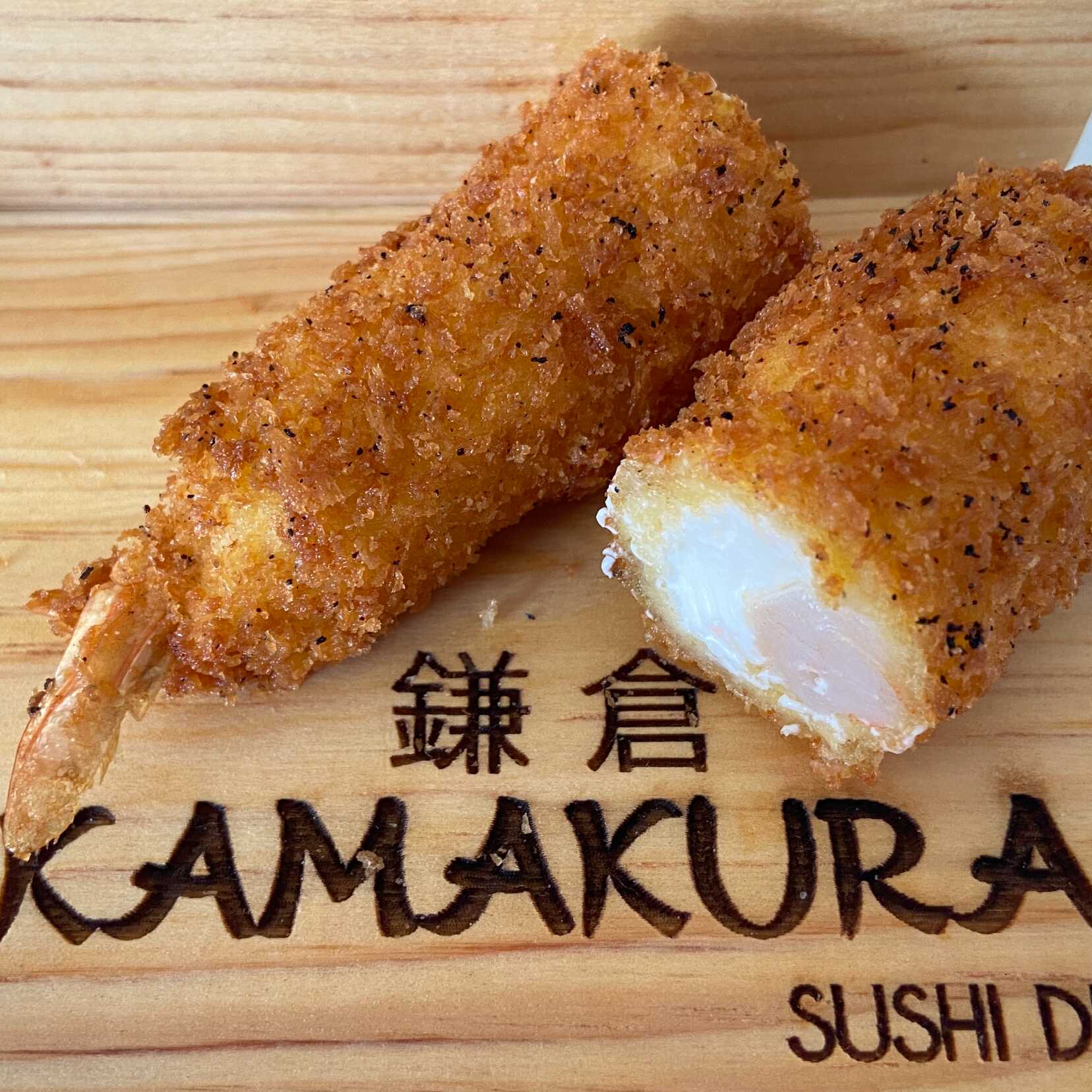 Kushiague de Camarón con Queso Crema