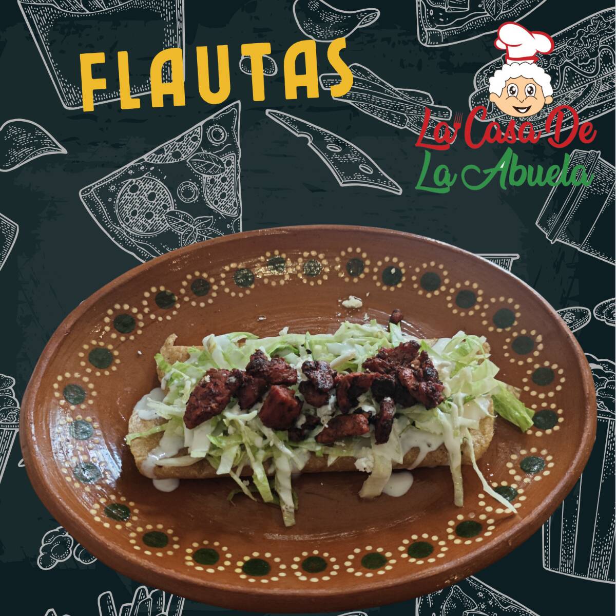 Flautas Pollo