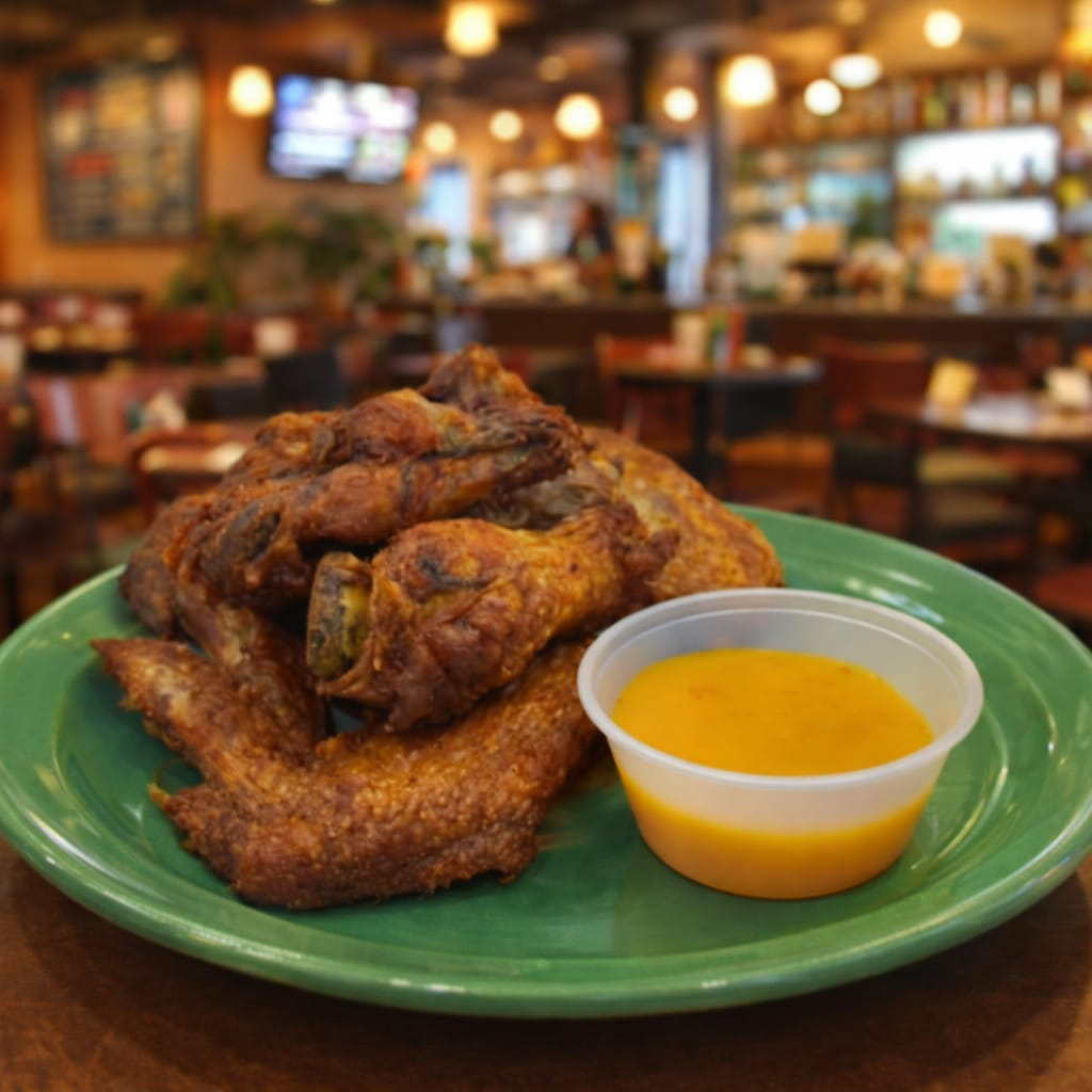 5 Alitas con Tu Arderezo Favorito