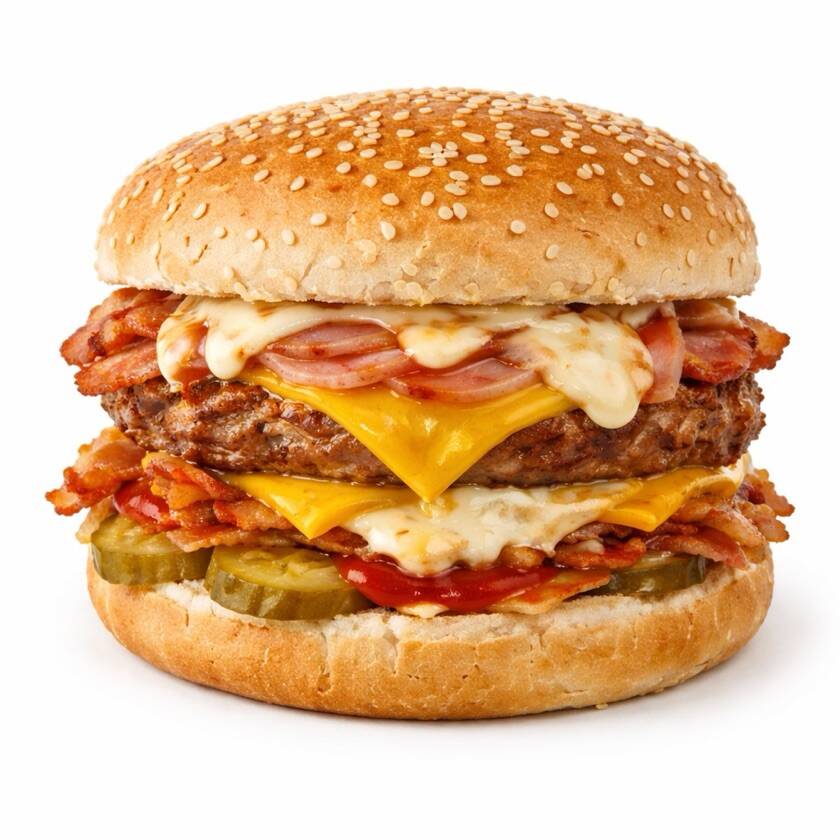 Hamburguesa Capitan america