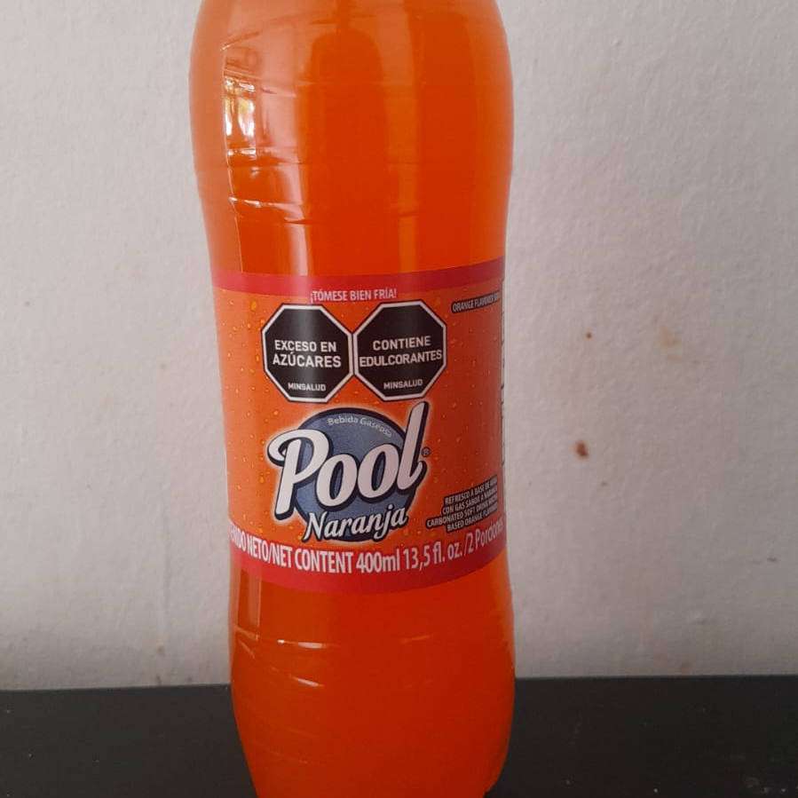 Gaseosa pool naranja 400 ml