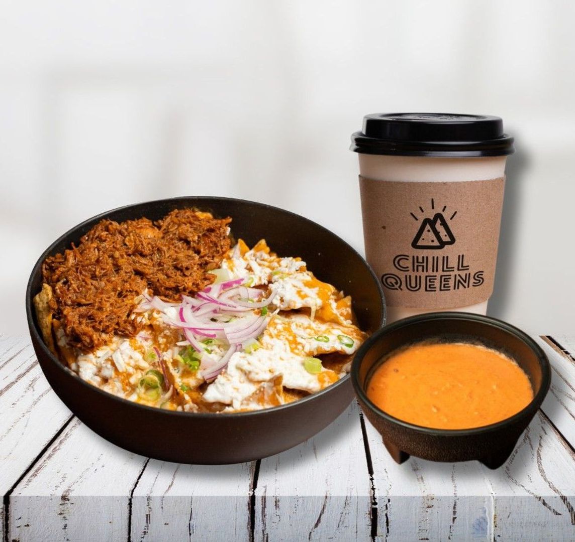 Combo Chilaquiles con Birria