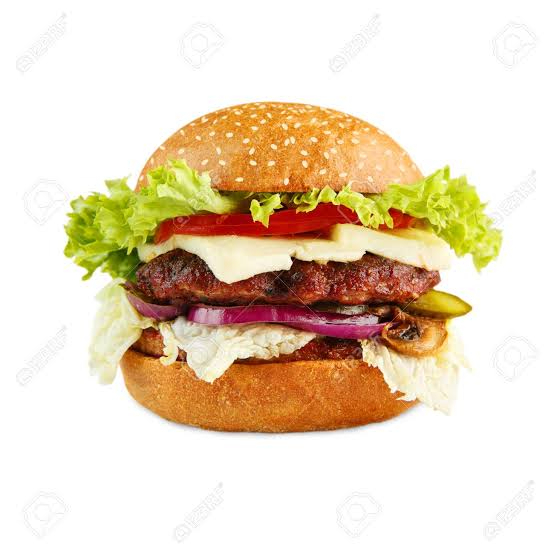Hamburguesa Hawaiana Doble Carne y Manchego