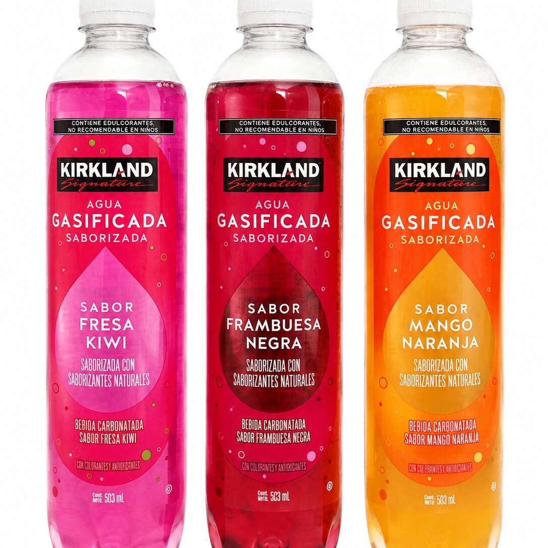 Agua Gasificada Saborizada Kirkand