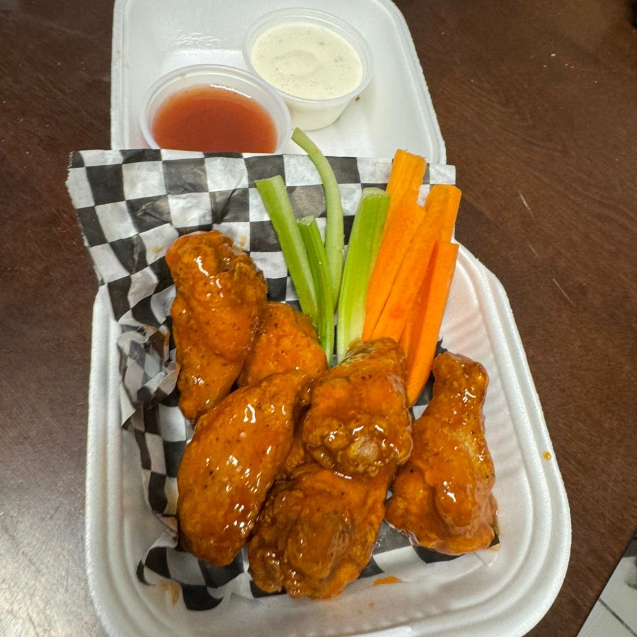 6 Alitas Y Coca Cola De 450ml