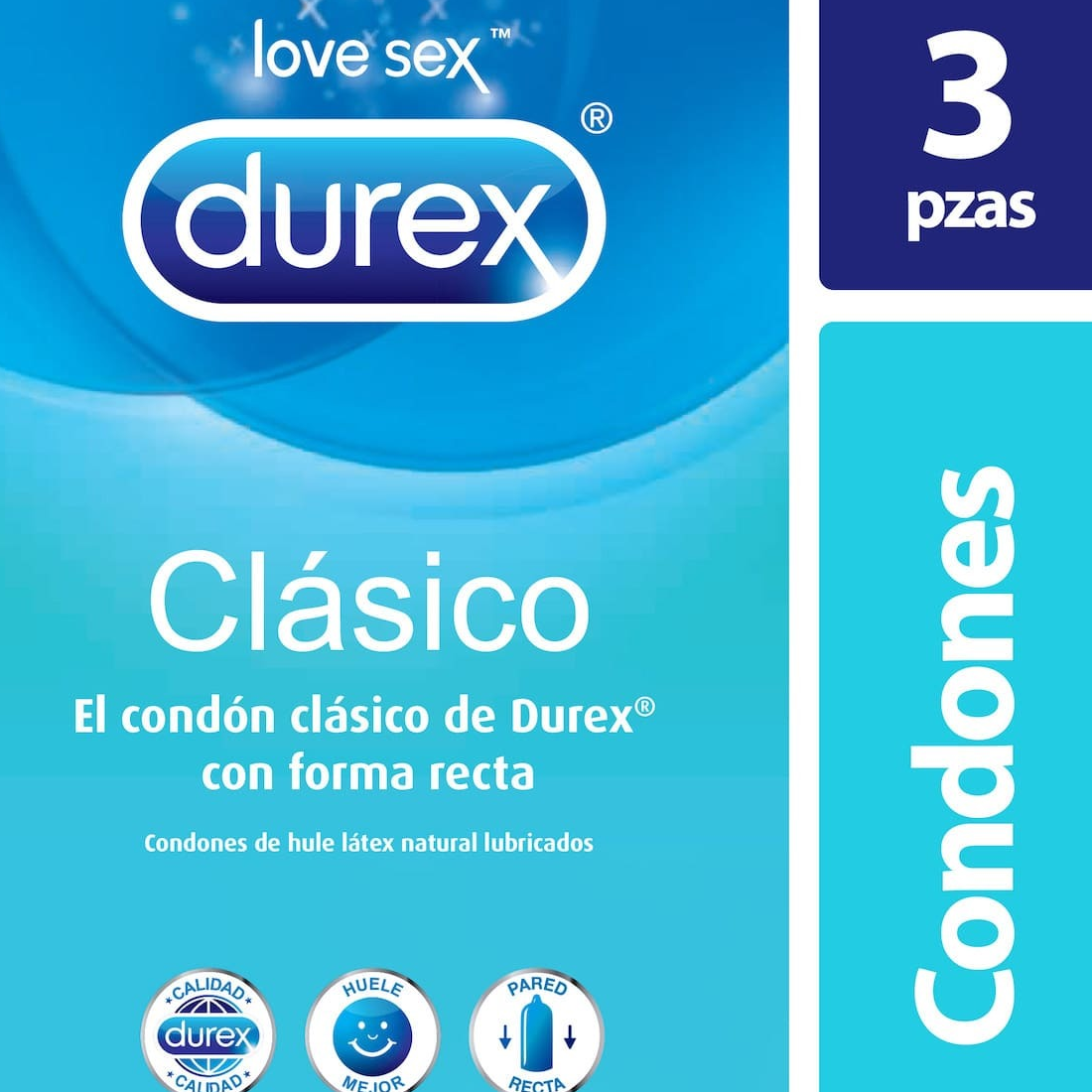 Condones Durex 3pz