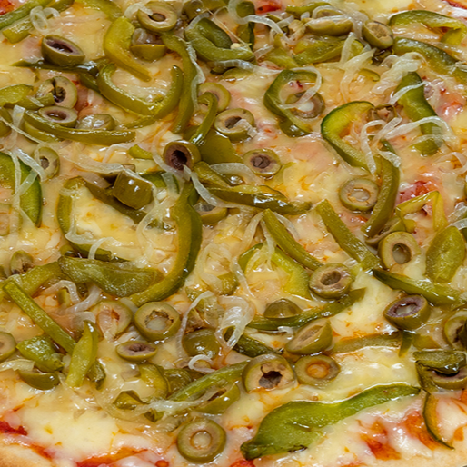 Pizza La Verde Aceituna mediana