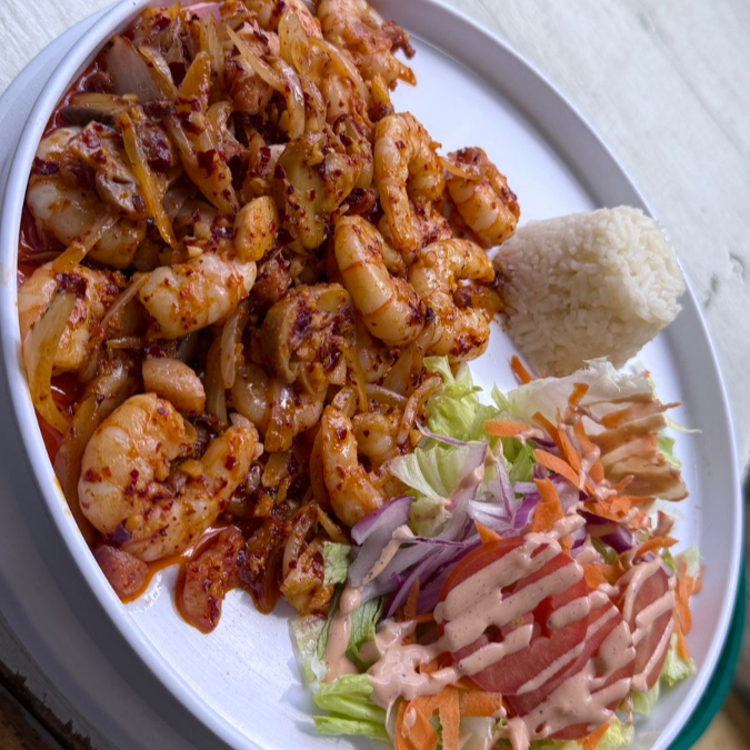 Camarones al Ajillo