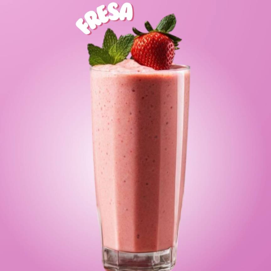 Licuado de Fresa de 500 Ml