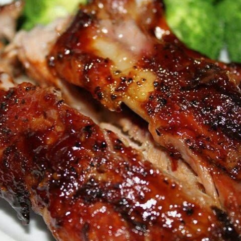 Costilla De Cerdo A La BBQ