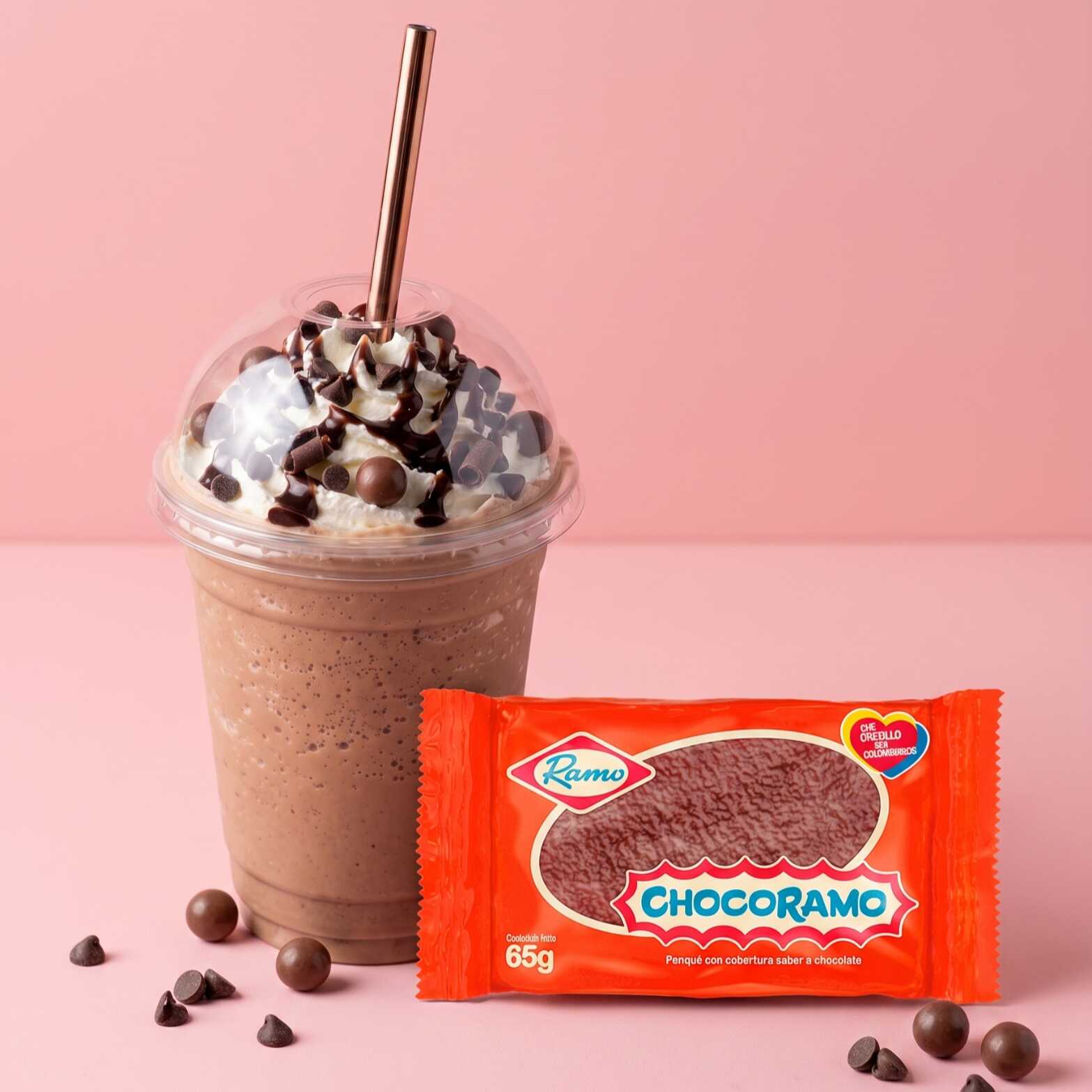 Frappe de Cafe + Chocorramo