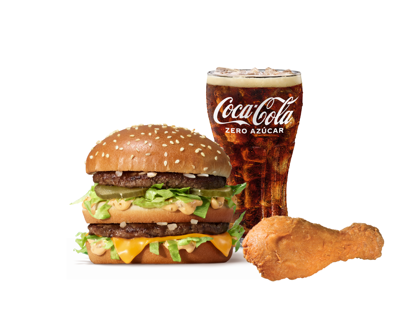 Big Mac®, 1 pz Pollo McCrispy® y Bebida mediana
