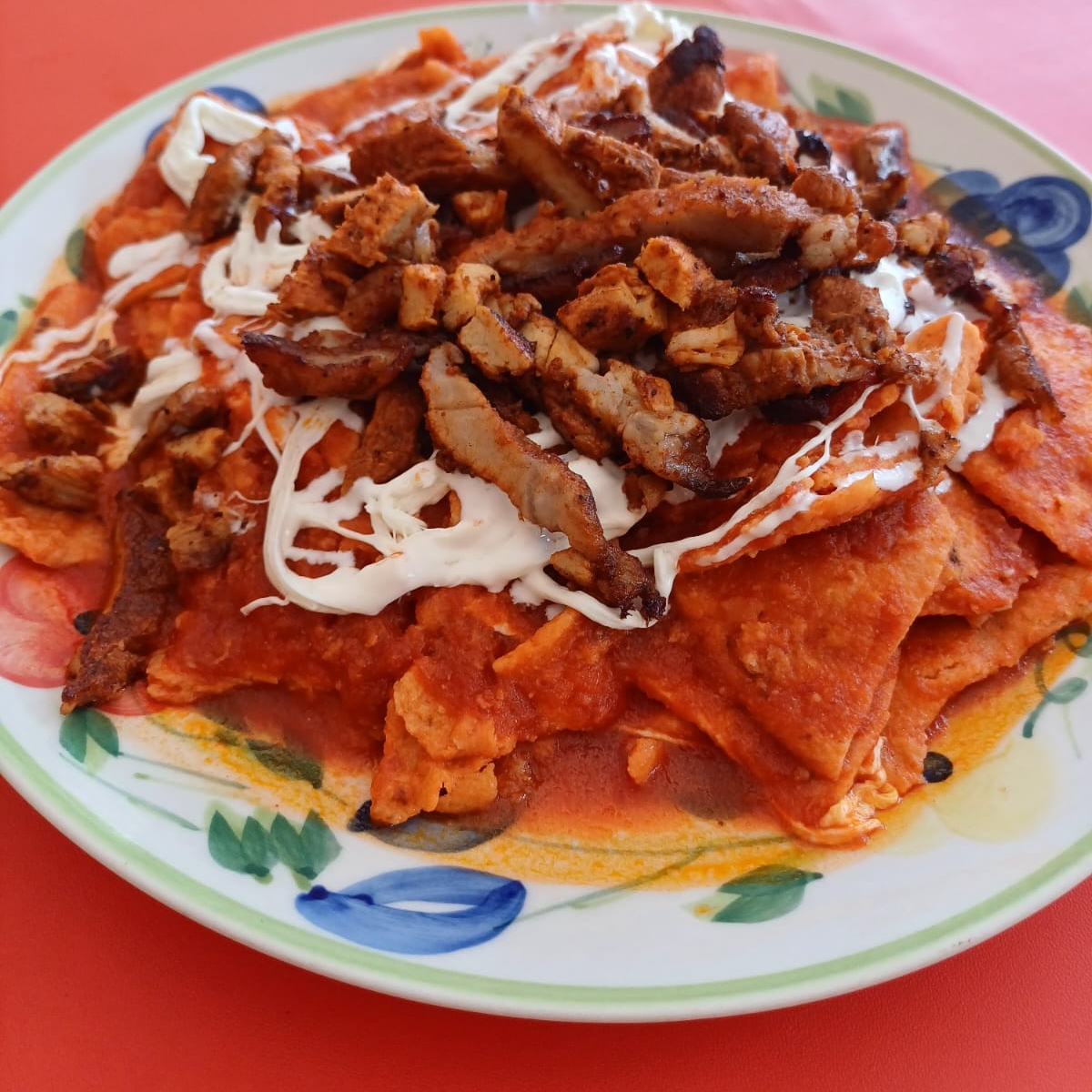Chilaquiles con Pastor