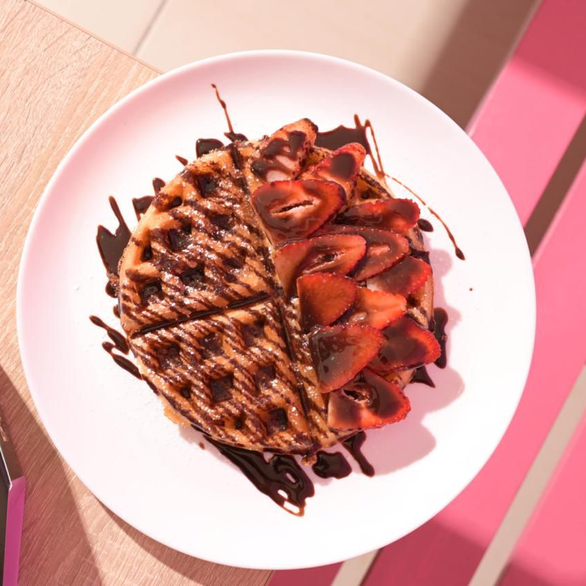 Combo Waffle Fresa + Chocolate Hershey