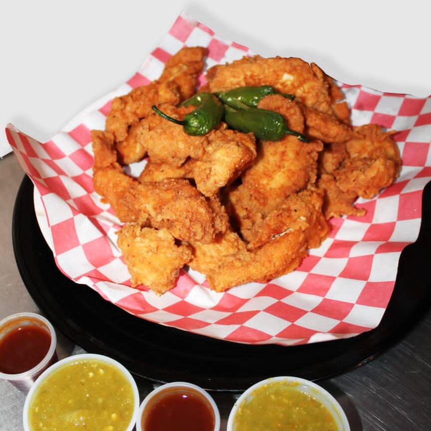 1/2 FAJITAS EMPANIZADAS