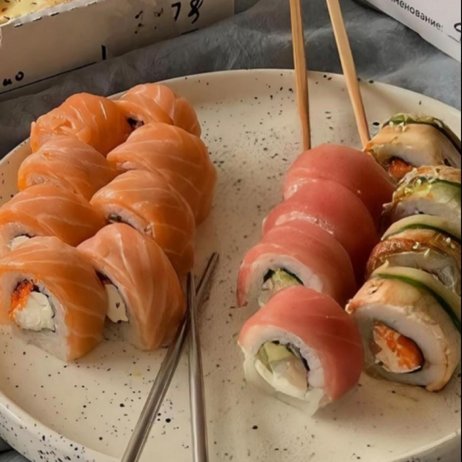Mini Maki Salmon y Atun