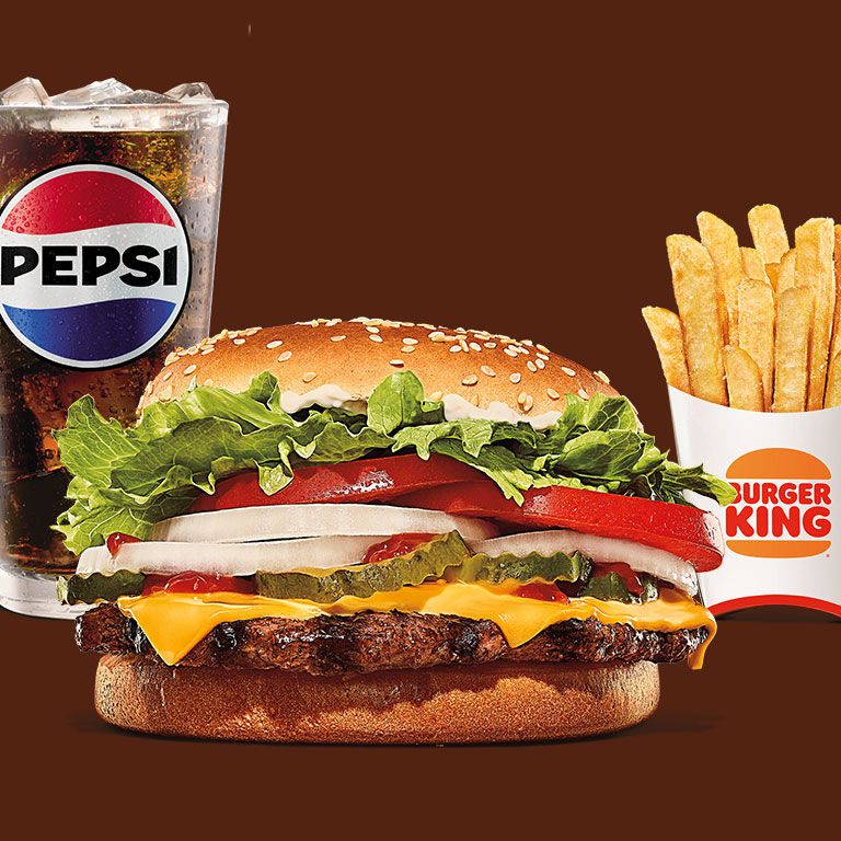 Combo Mediano Whopper con Queso