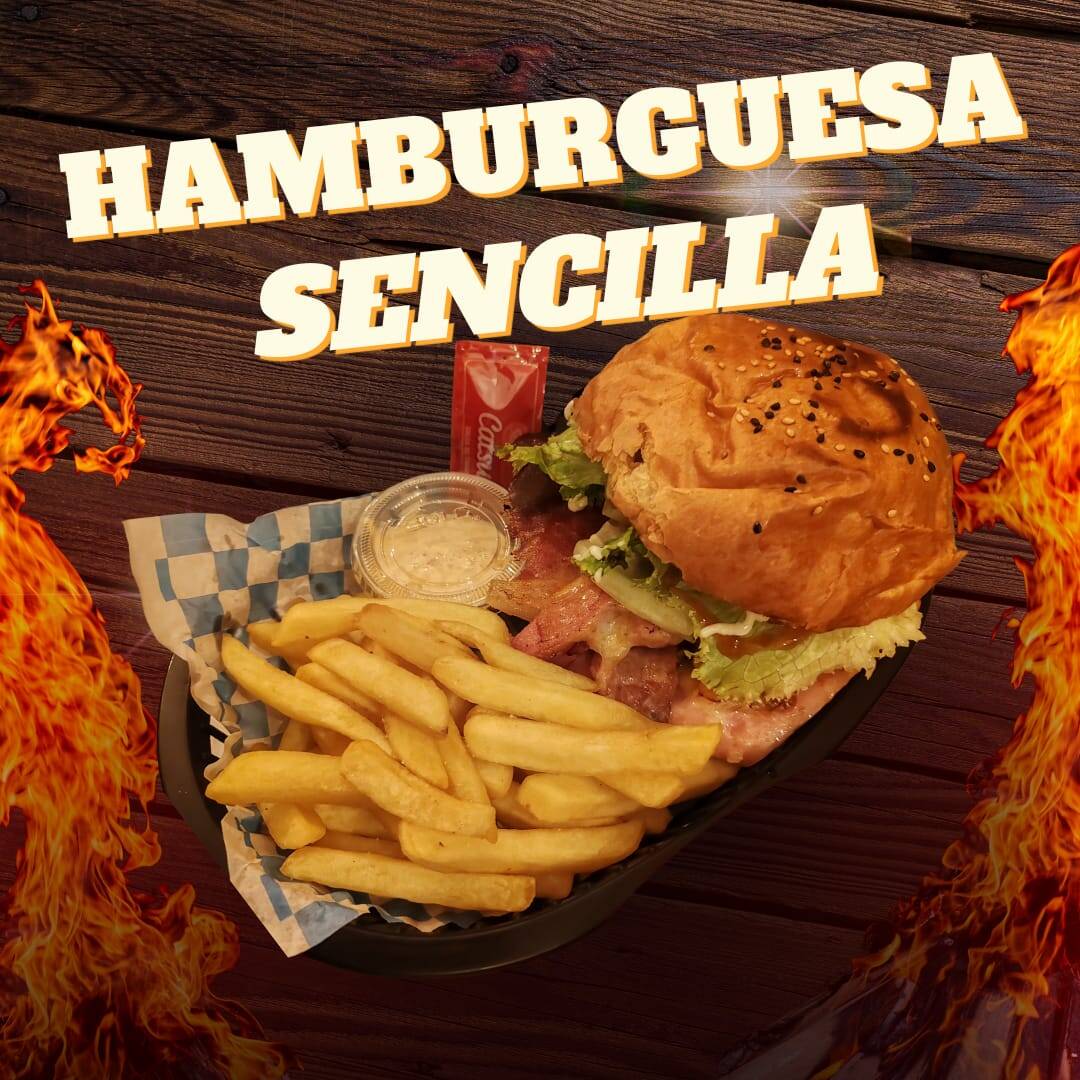 Hamburguesa Sencilla