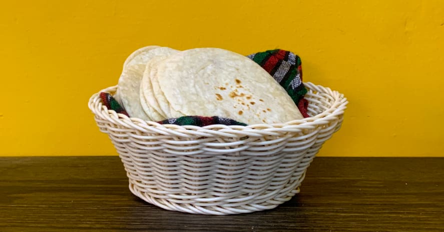 Paquete de tortilla de harina