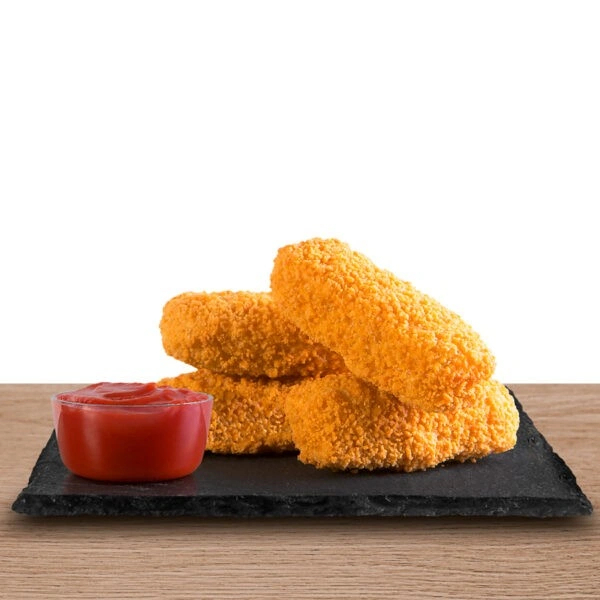 10 unidades de tirinhas de frango (nuggets)