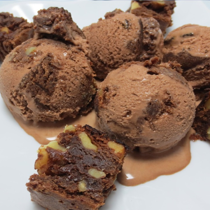 Helado Chocobrownie