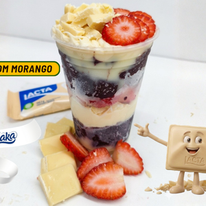 Açaí - Laka - Trufa de Chocolate Branco - Morango - Leite Condensado