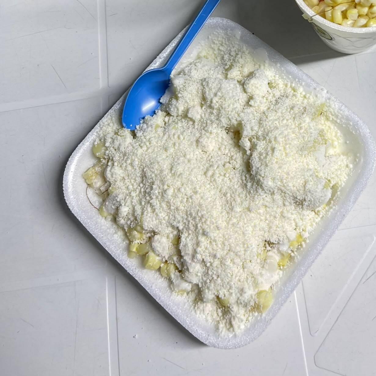 Elote en Plato Chico