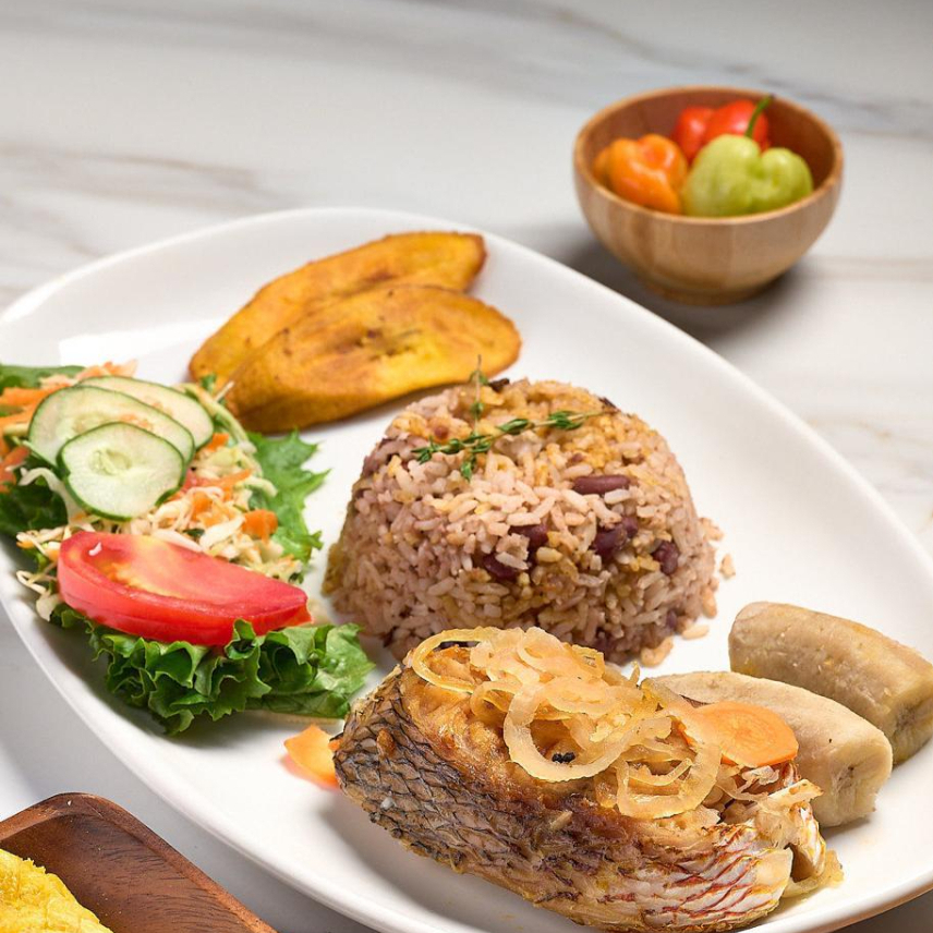 Rice and Beans con Pescado