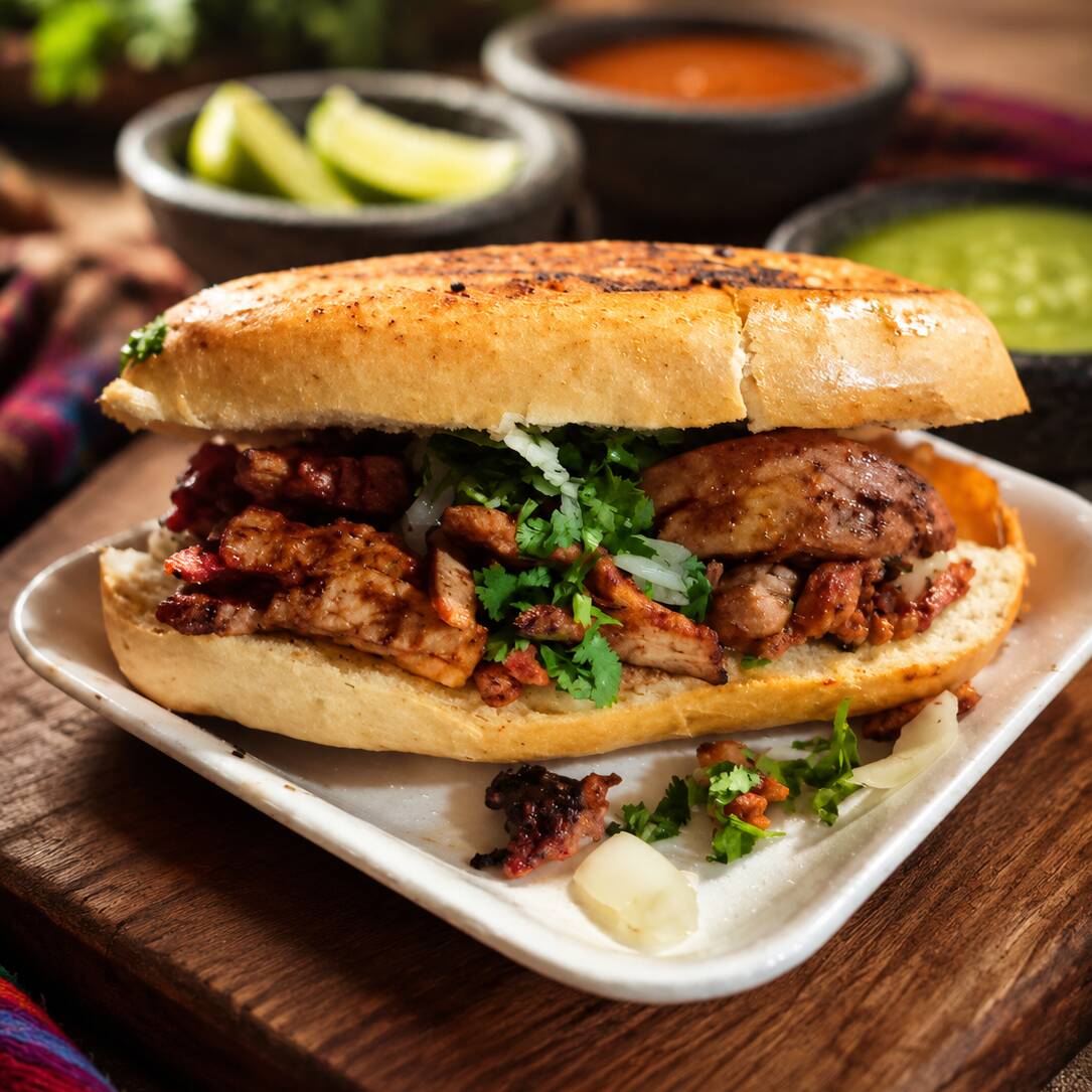Torta con Queso de Pastor