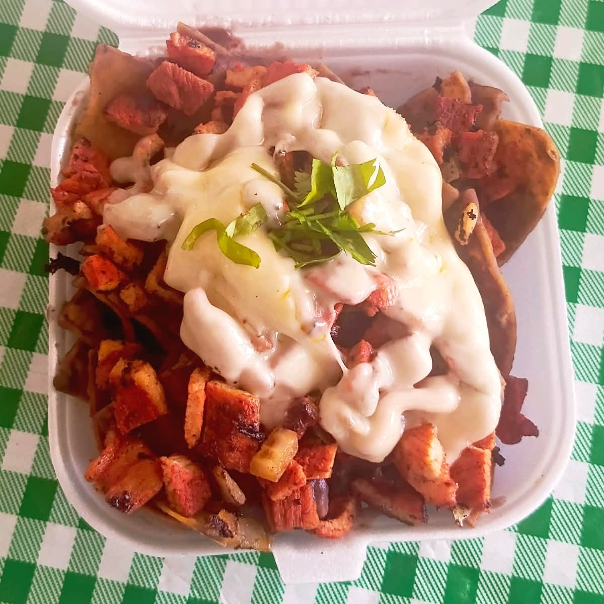 Nachos Dobles De Asado Rojo