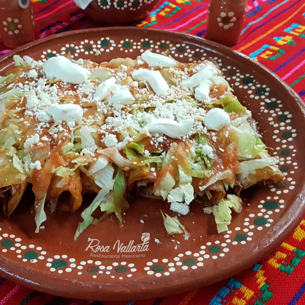 Enchiladas de Pierna